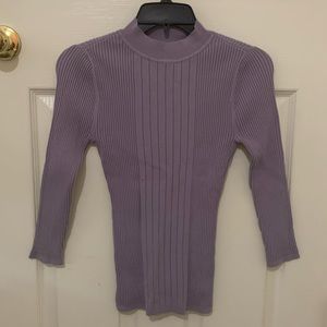 White House Black Market light purple sweater
